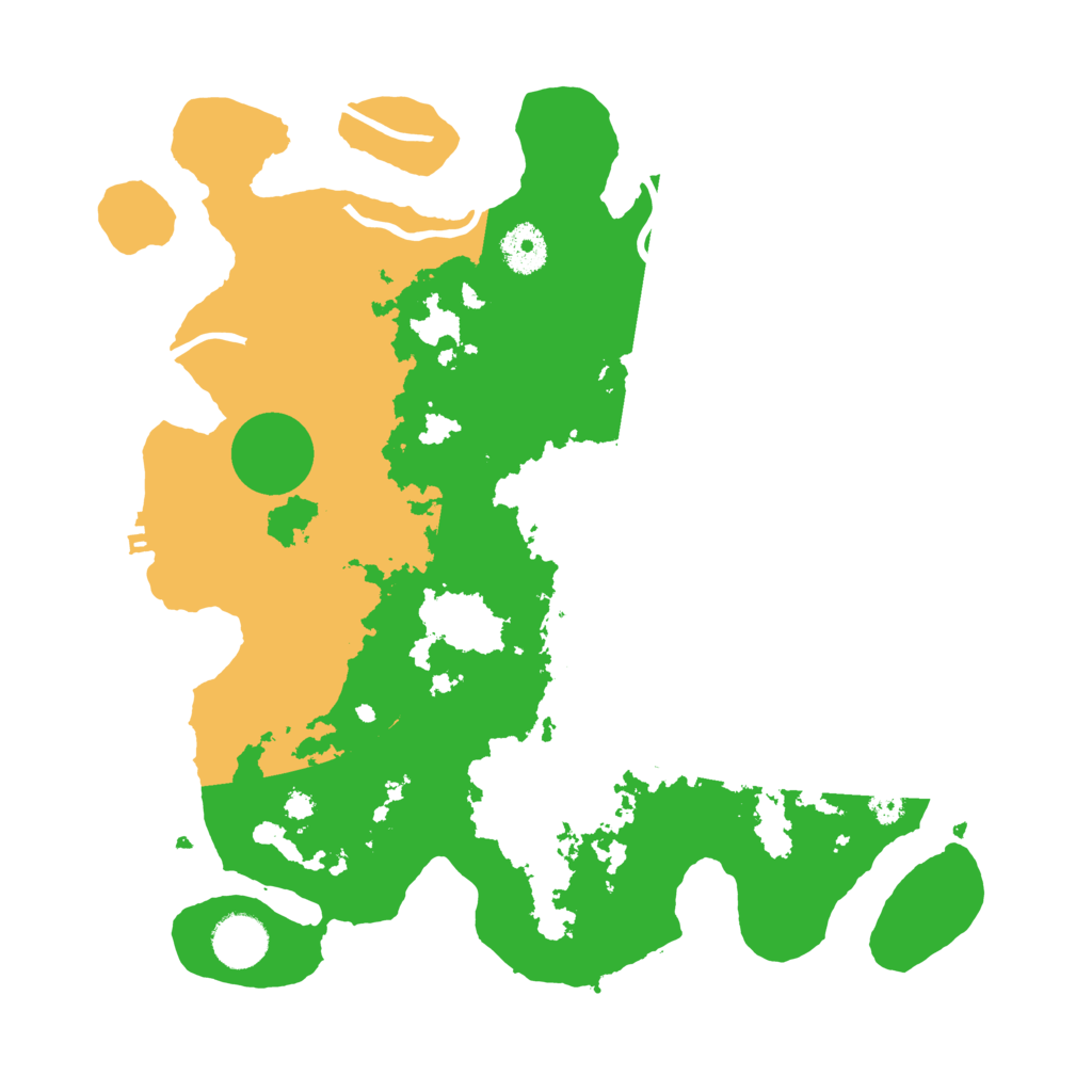 Biome Rust Map: Procedural Map, Size: 3500, Seed: 635642433