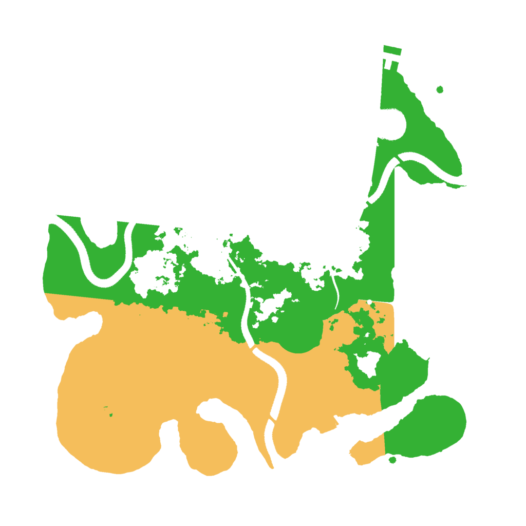 Biome Rust Map: Procedural Map, Size: 3000, Seed: 1936372443
