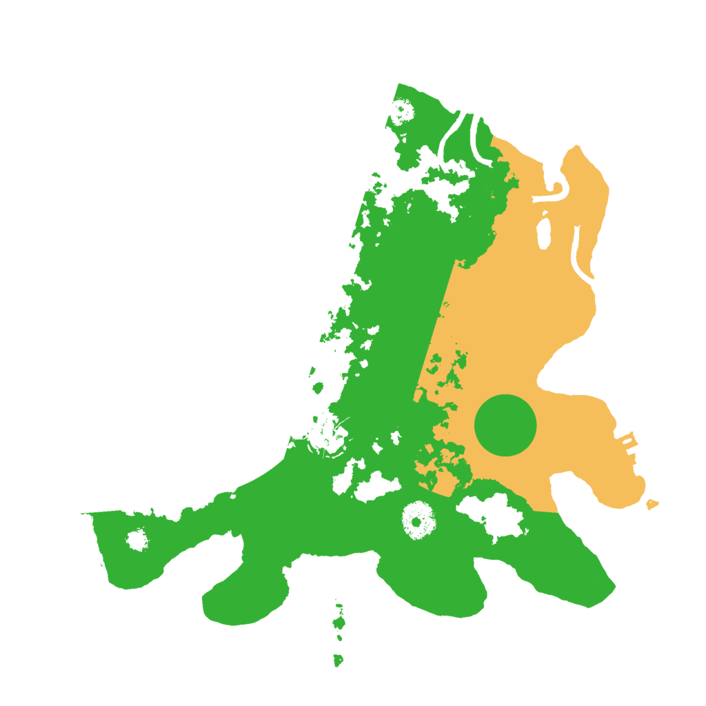 Biome Rust Map: Procedural Map, Size: 3000, Seed: 38880968