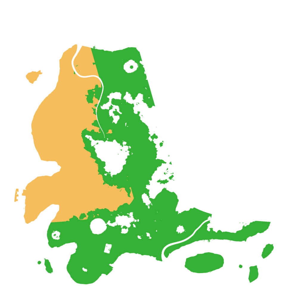Biome Rust Map: Procedural Map, Size: 3500, Seed: 244845269