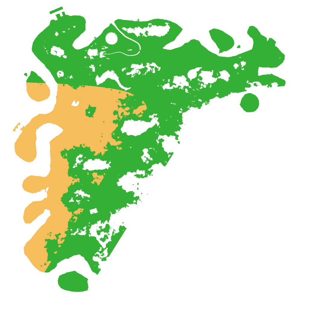Biome Rust Map: Procedural Map, Size: 4500, Seed: 996403576