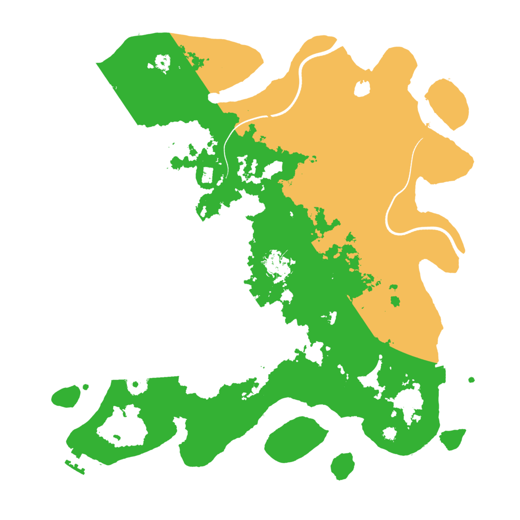 Biome Rust Map: Procedural Map, Size: 3500, Seed: 344444980