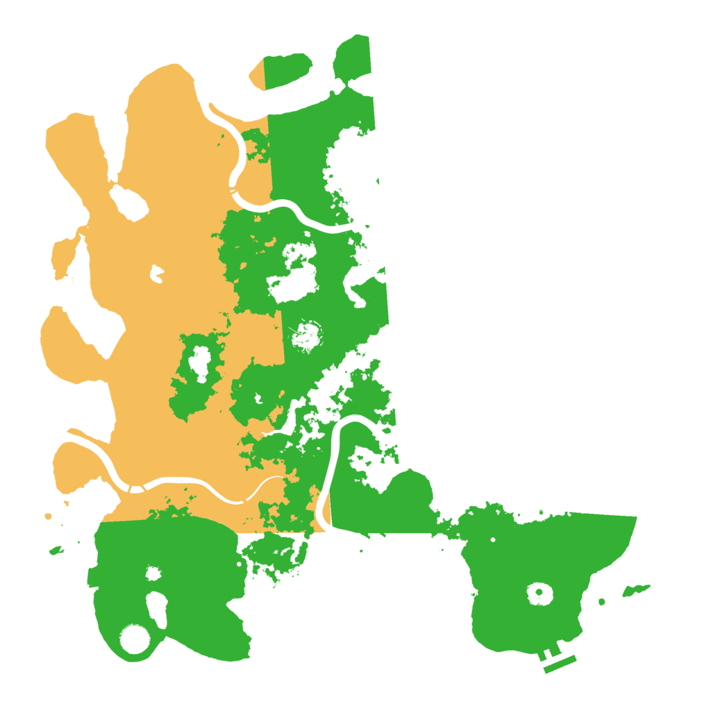 Biome Rust Map: Procedural Map, Size: 4250, Seed: 2089842542