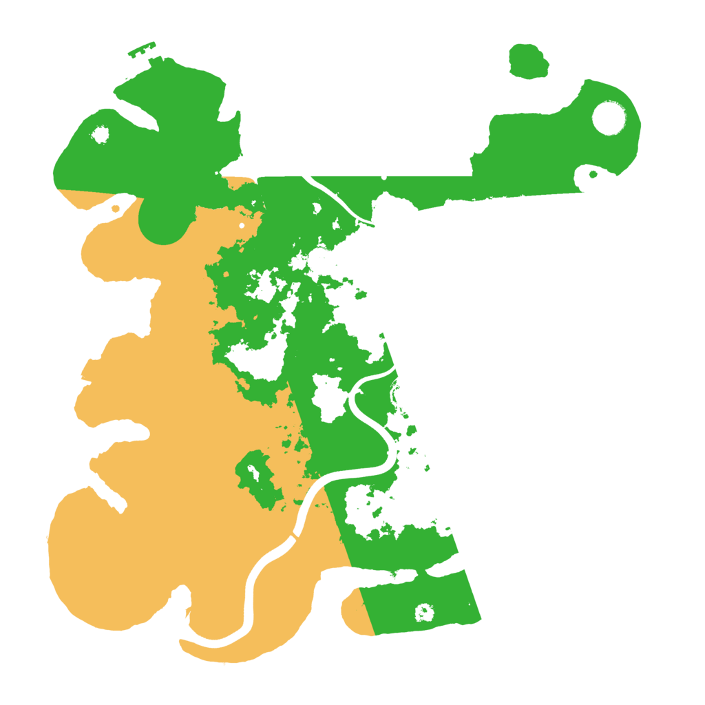 Biome Rust Map: Procedural Map, Size: 3700, Seed: 378230320