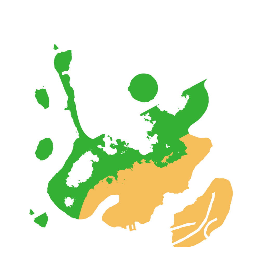 Biome Rust Map: Procedural Map, Size: 2500, Seed: 909