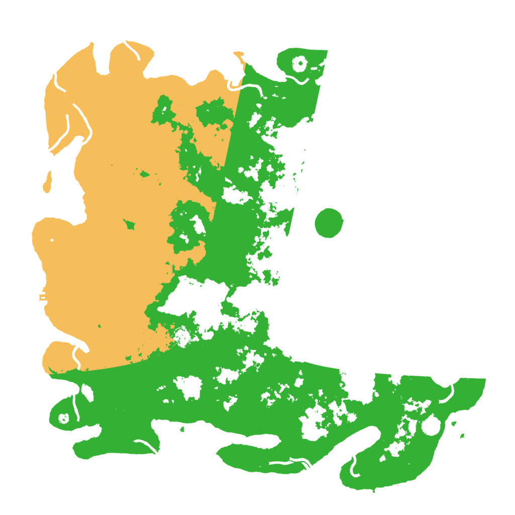 Biome Rust Map: Procedural Map, Size: 5000, Seed: 99473