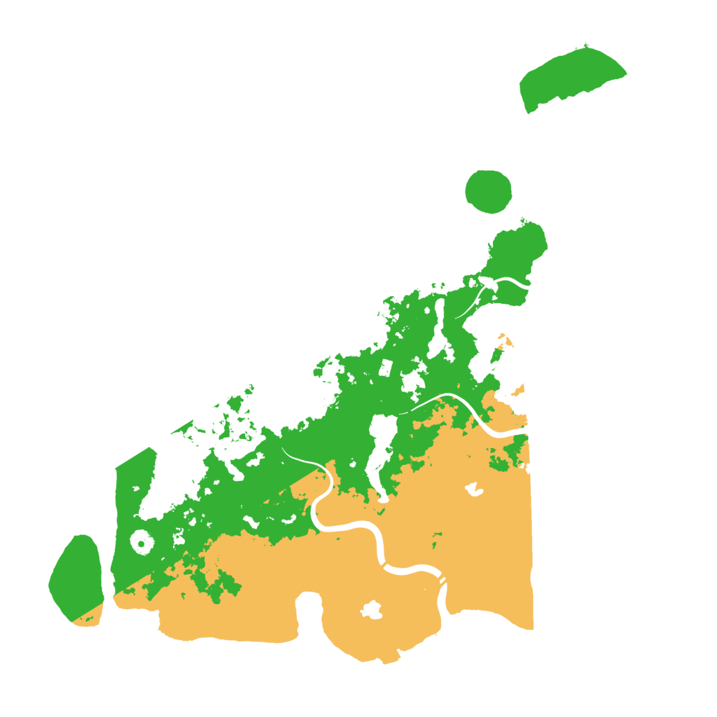Biome Rust Map: Procedural Map, Size: 4500, Seed: 740645957