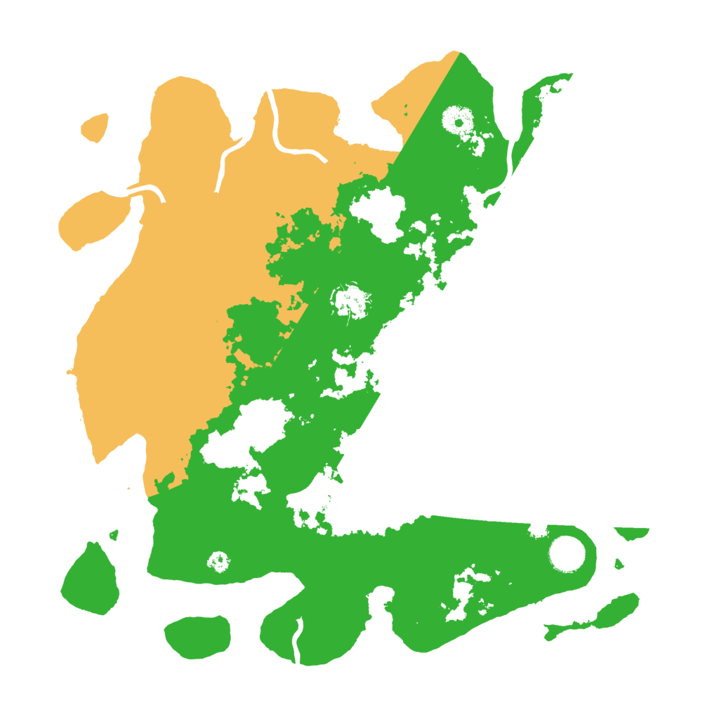 Biome Rust Map: Procedural Map, Size: 3500, Seed: 336419867