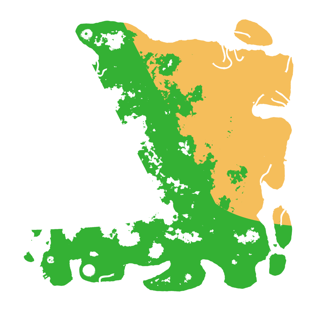 Biome Rust Map: Procedural Map, Size: 4500, Seed: 2073437067