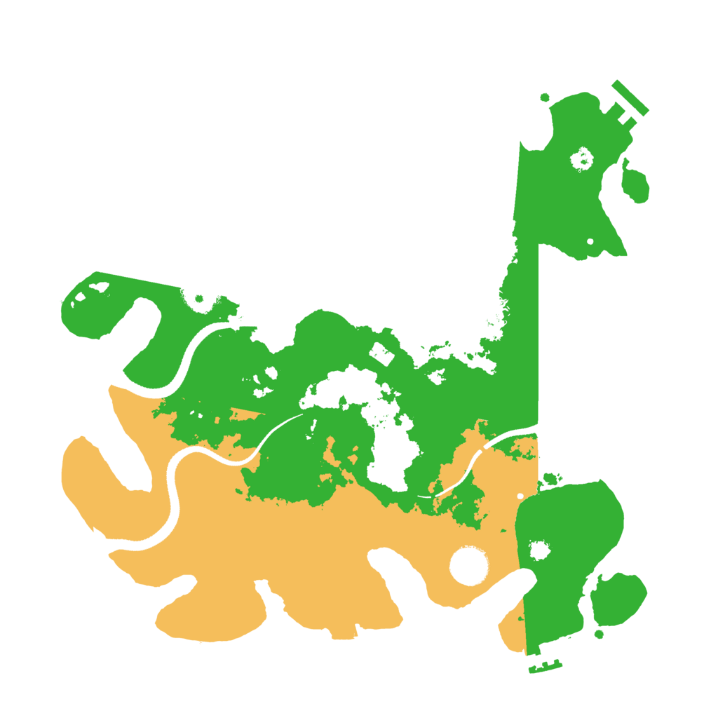 Biome Rust Map: Procedural Map, Size: 3250, Seed: 306073322