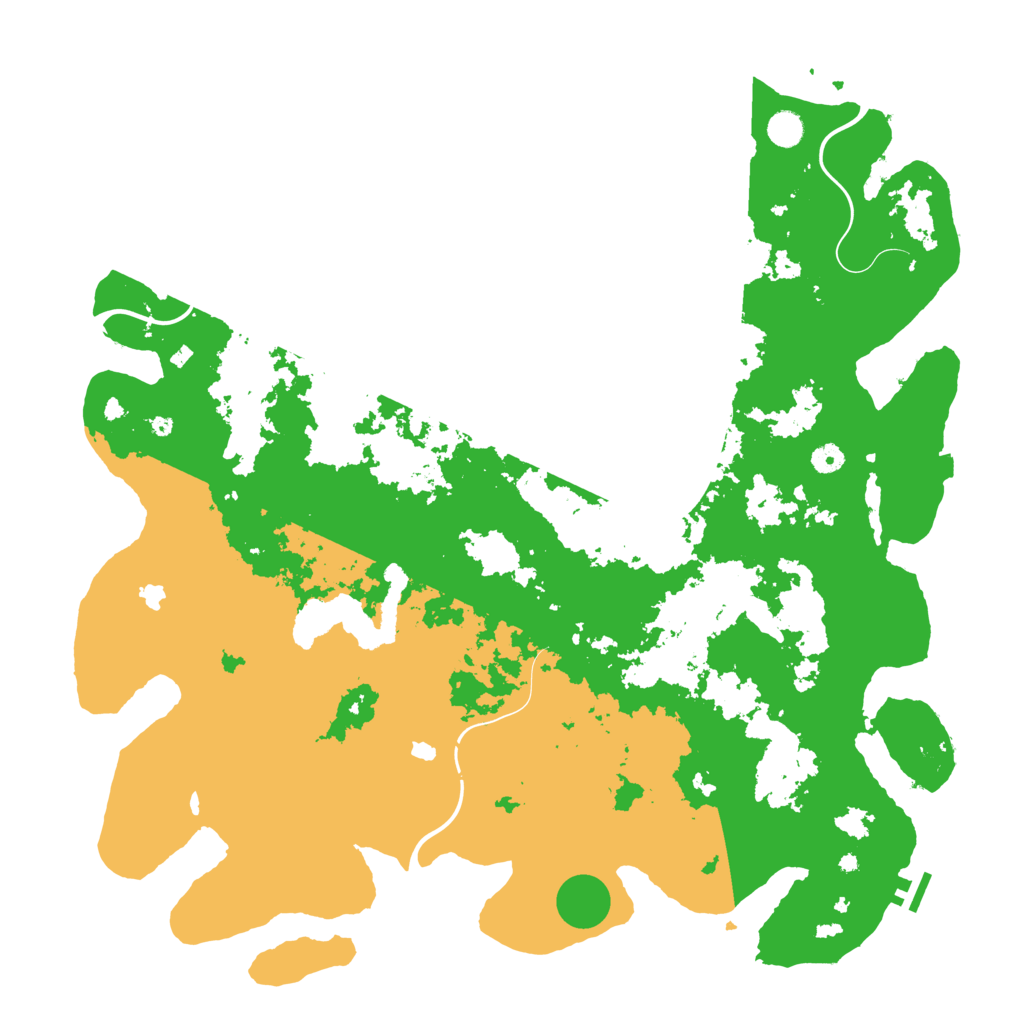 Biome Rust Map: Procedural Map, Size: 5000, Seed: 143