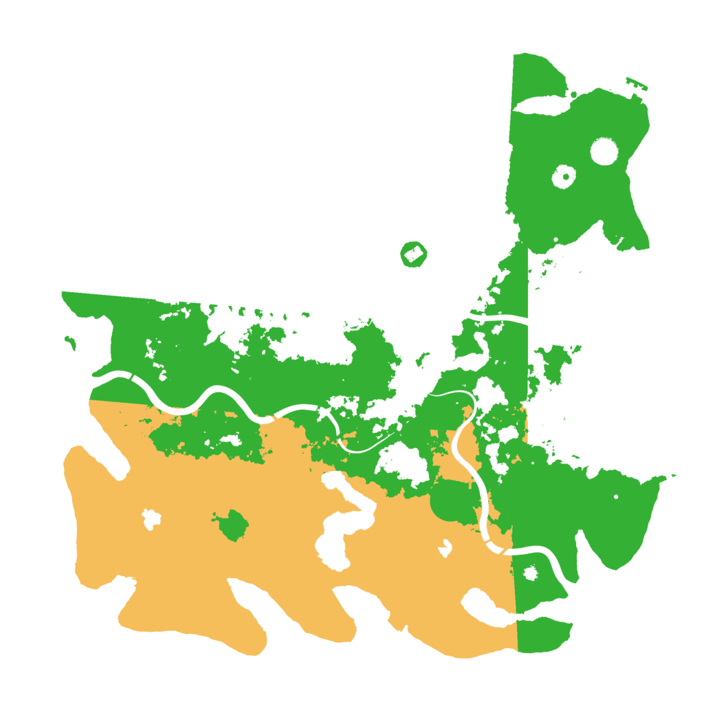 Biome Rust Map: Procedural Map, Size: 4500, Seed: 1229725415