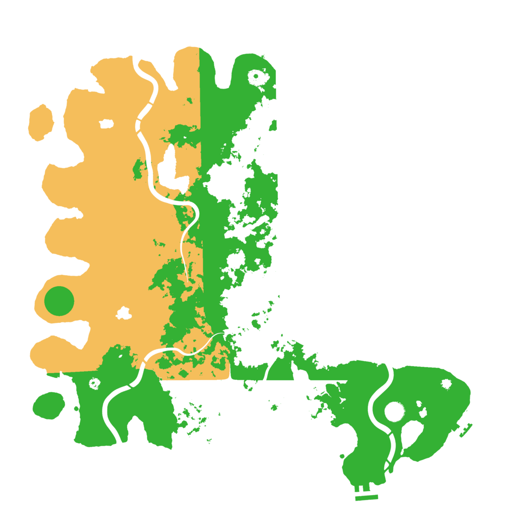 Biome Rust Map: Procedural Map, Size: 4500, Seed: 423344630