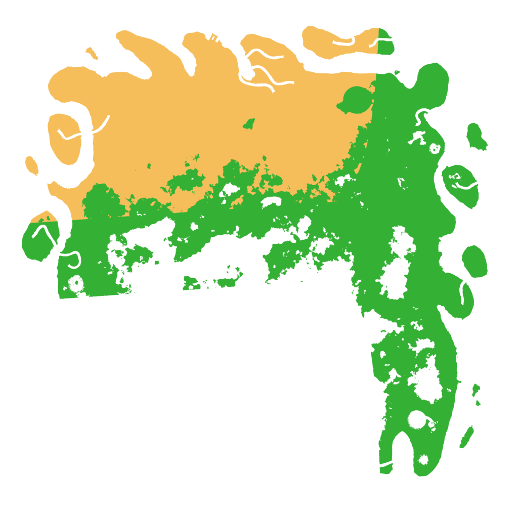 Biome Rust Map: Procedural Map, Size: 5000, Seed: 1523596713