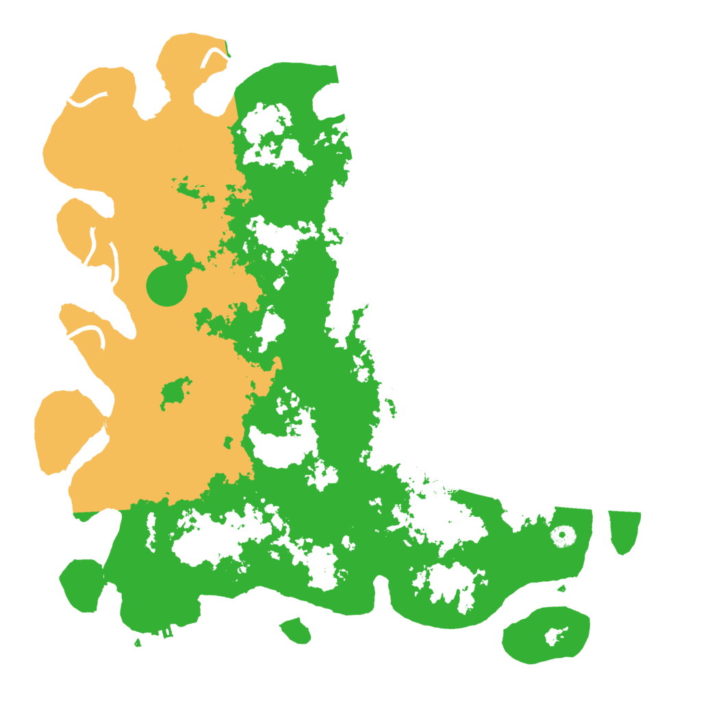 Biome Rust Map: Procedural Map, Size: 4500, Seed: 1866157581