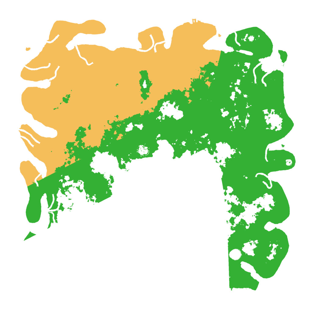 Biome Rust Map: Procedural Map, Size: 5000, Seed: 6674215