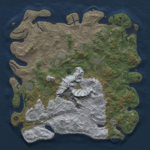 Thumbnail Rust Map: Procedural Map, Size: 5000, Seed: 6674215, 18 Monuments