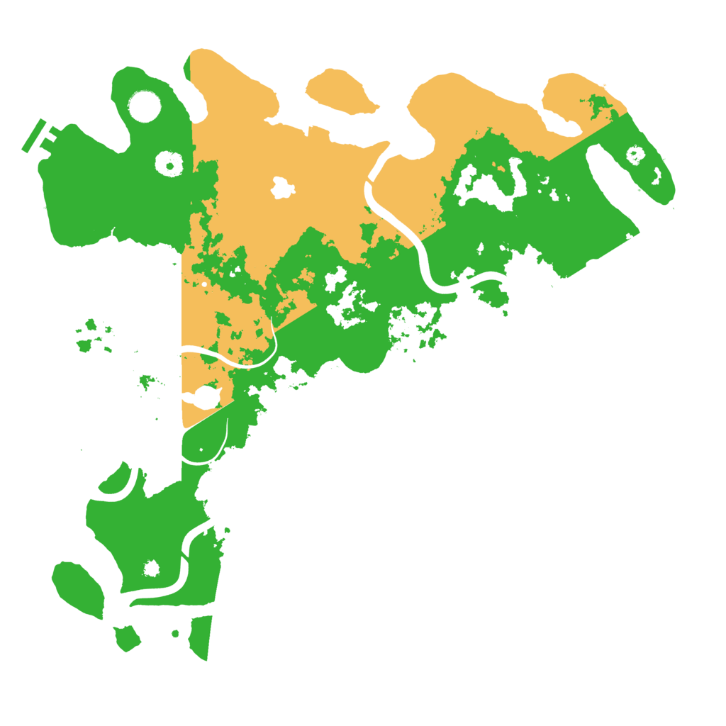 Biome Rust Map: Procedural Map, Size: 4000, Seed: 54665489
