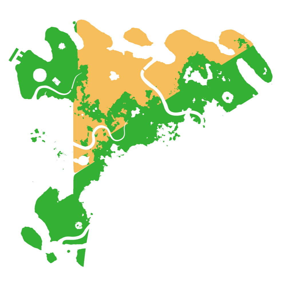 Biome Rust Map: Procedural Map, Size: 4000, Seed: 54665489