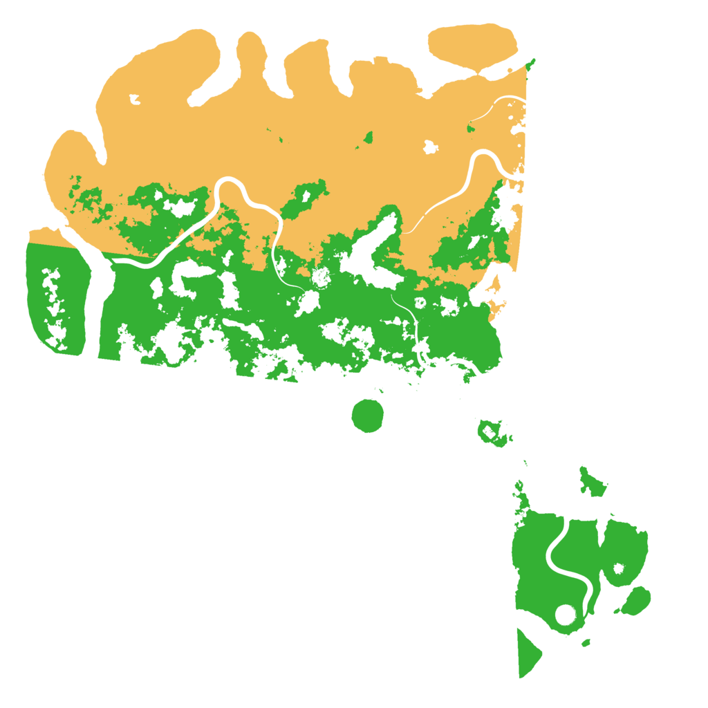 Biome Rust Map: Procedural Map, Size: 6000, Seed: 9028310
