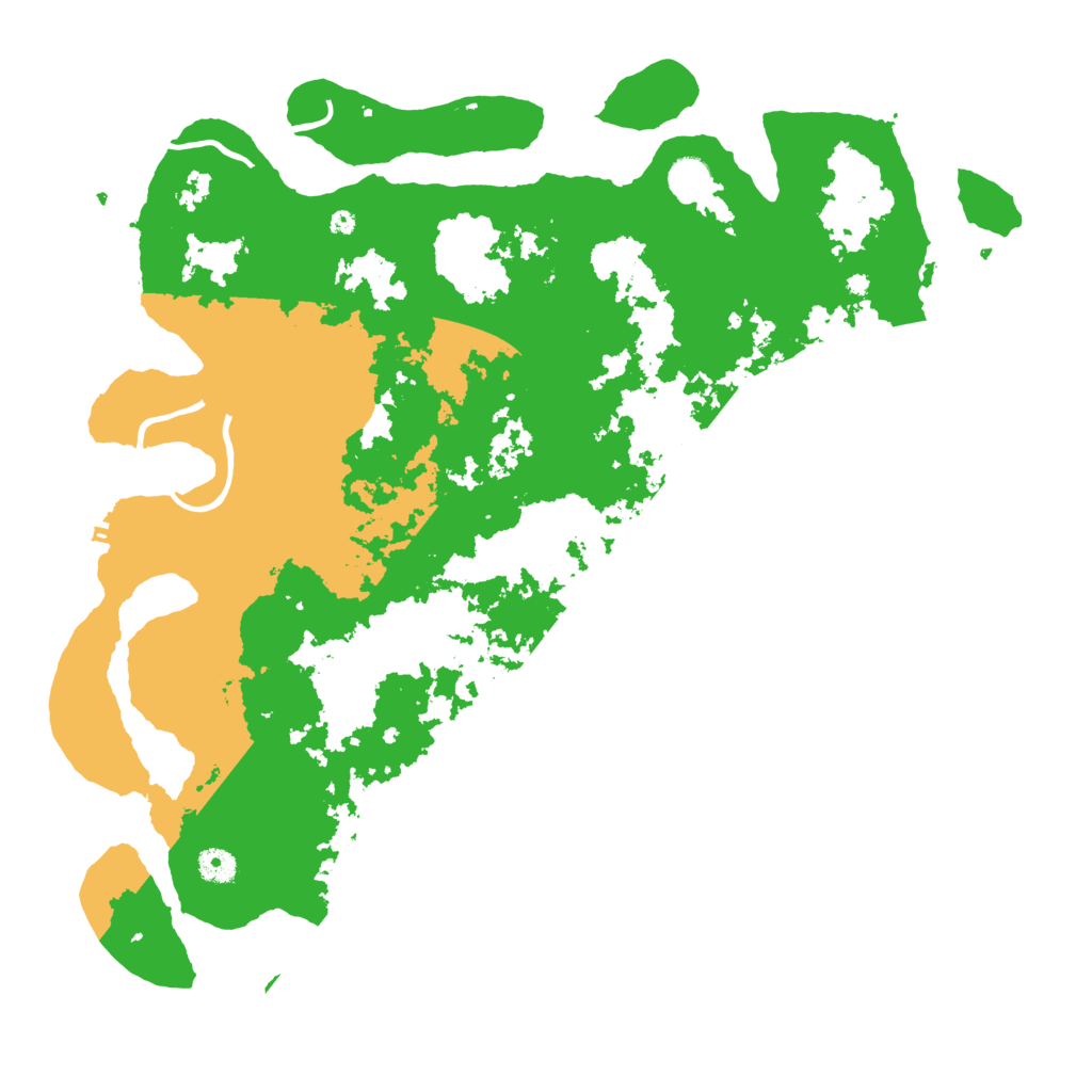 Biome Rust Map: Procedural Map, Size: 4500, Seed: 797421641