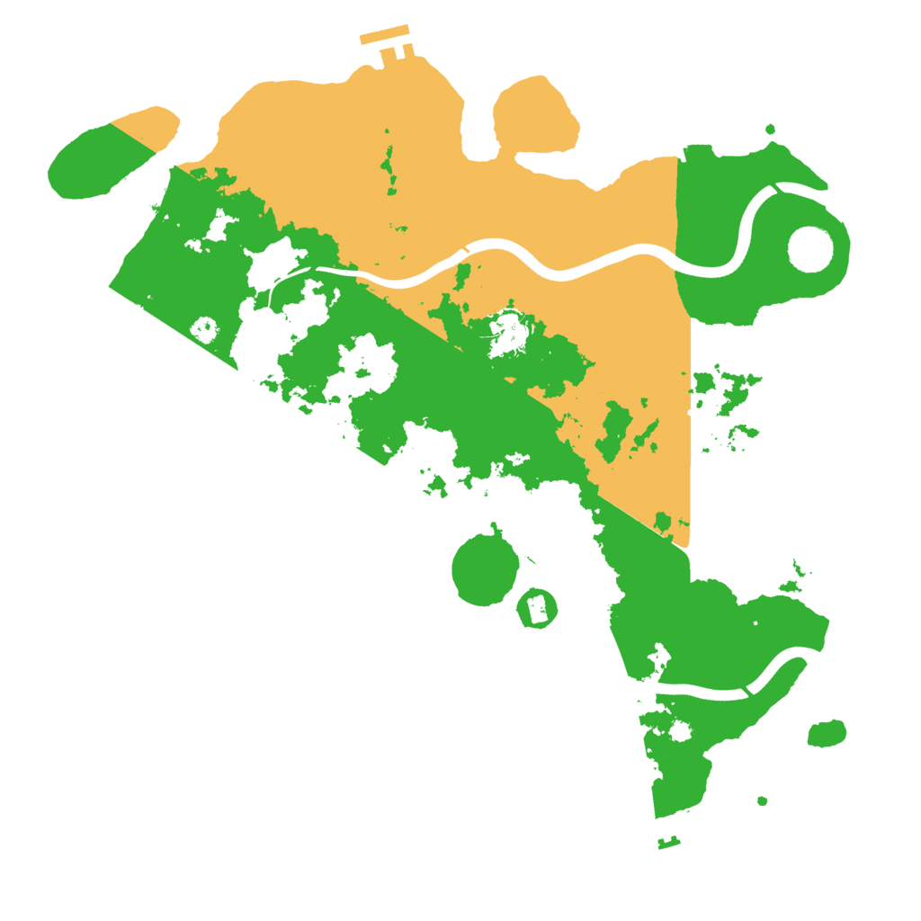 Biome Rust Map: Procedural Map, Size: 3750, Seed: 356967