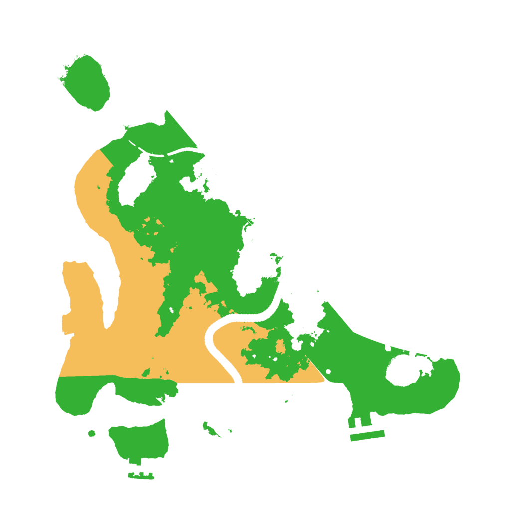 Biome Rust Map: Procedural Map, Size: 3000, Seed: 4032