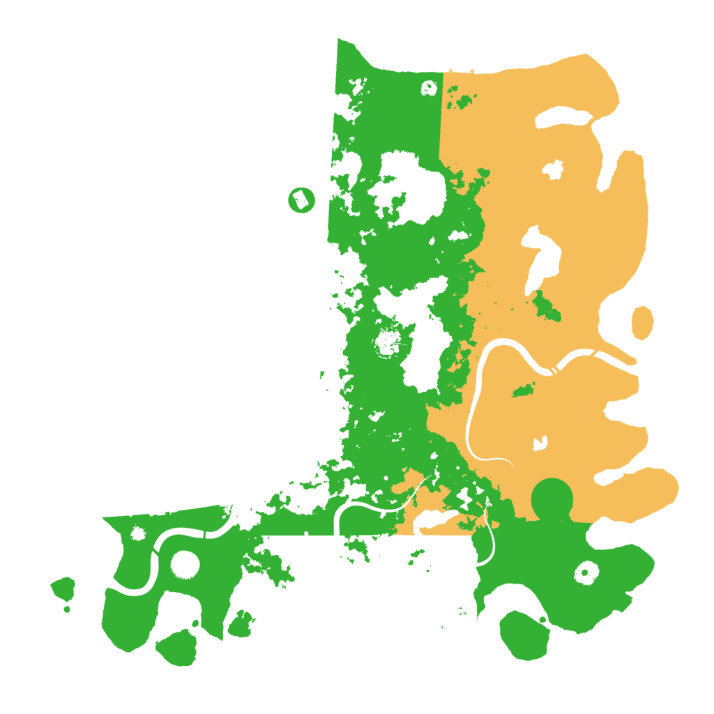 Biome Rust Map: Procedural Map, Size: 4500, Seed: 1199738396