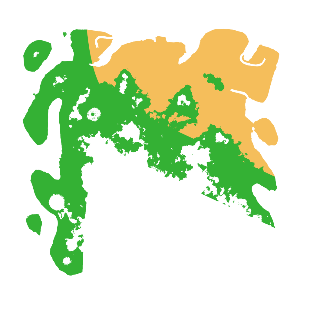 Biome Rust Map: Procedural Map, Size: 3500, Seed: 34812381