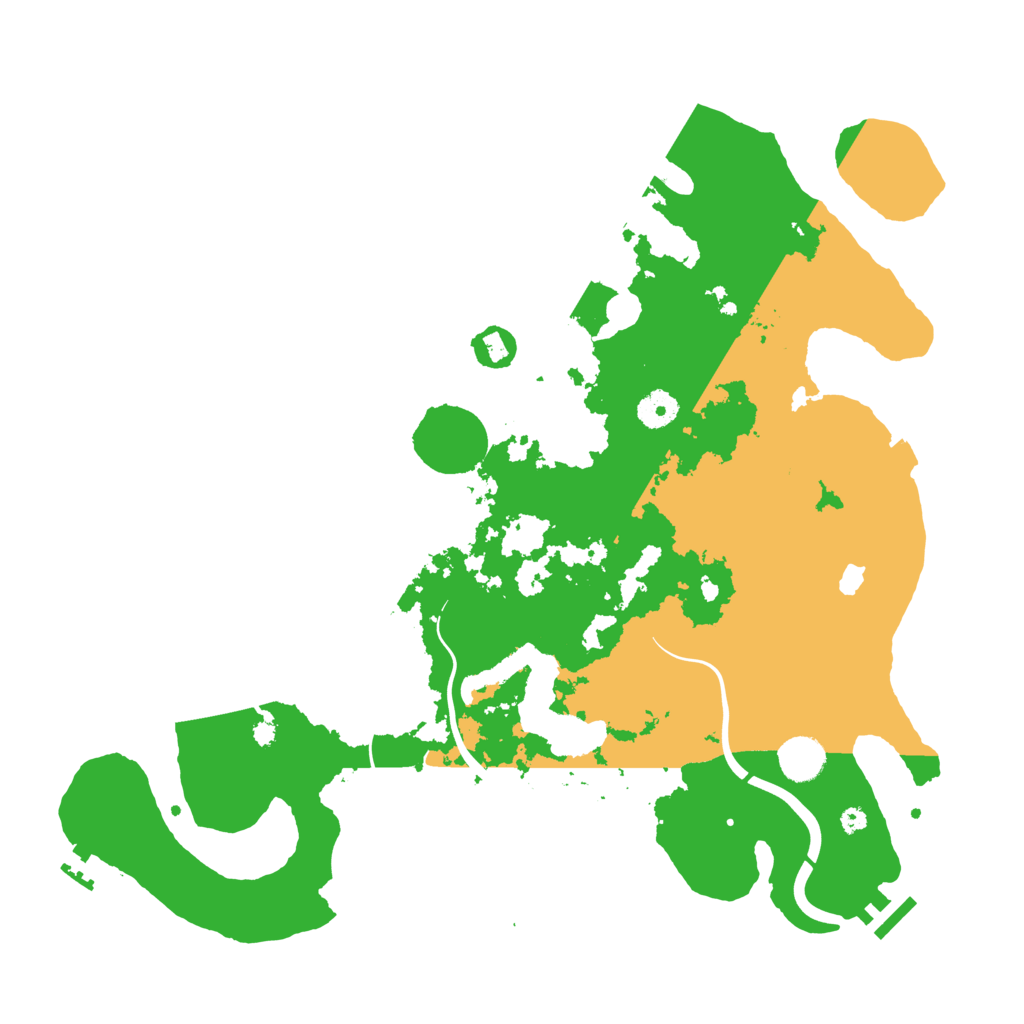 Biome Rust Map: Procedural Map, Size: 4000, Seed: 2022023