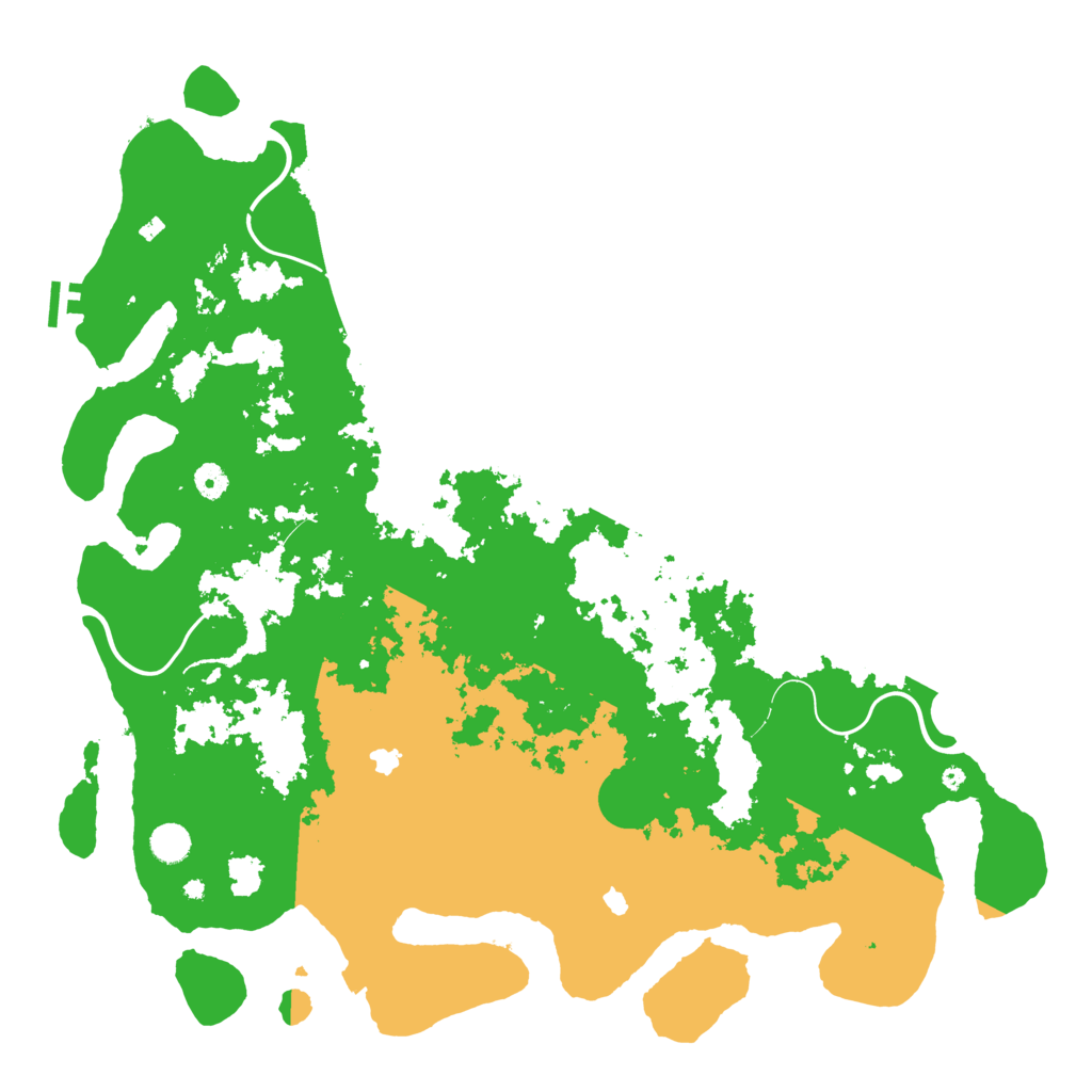 Biome Rust Map: Procedural Map, Size: 4800, Seed: 1209040336