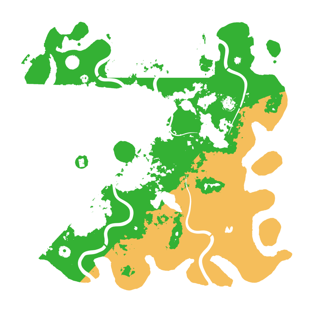 Biome Rust Map: Procedural Map, Size: 4000, Seed: 558430235