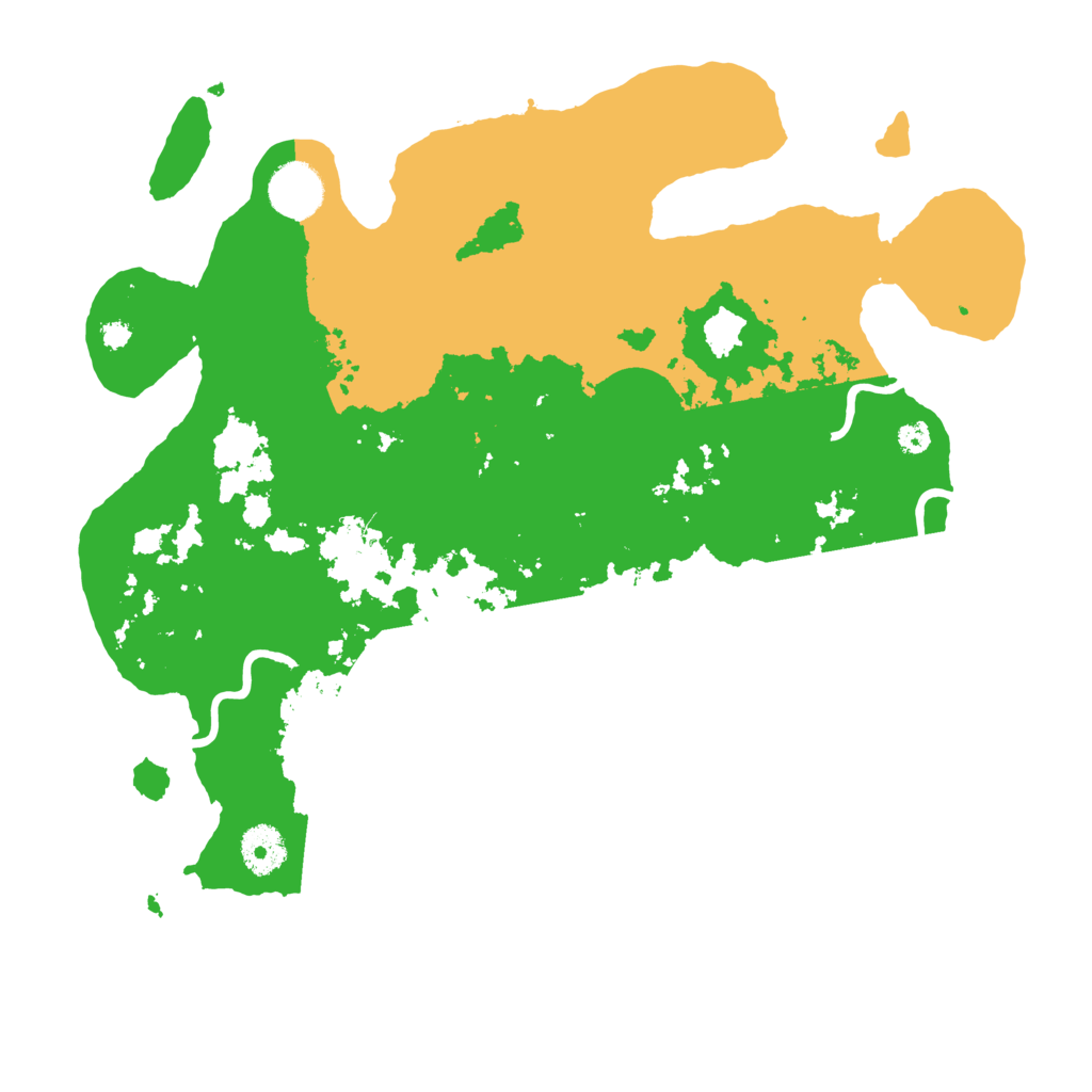 Biome Rust Map: Procedural Map, Size: 3500, Seed: 60862