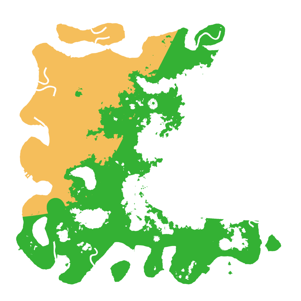Biome Rust Map: Procedural Map, Size: 4500, Seed: 498845197