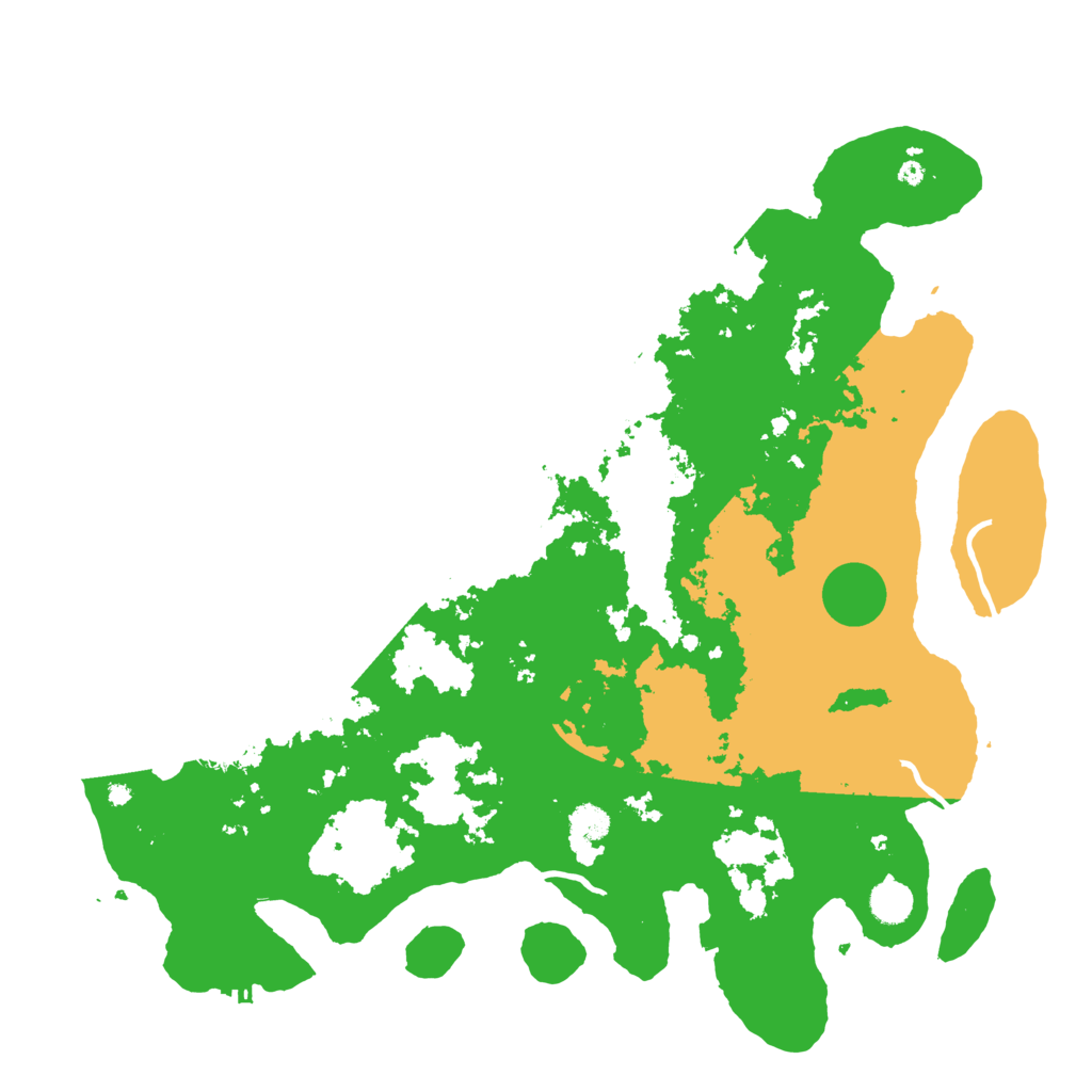 Biome Rust Map: Procedural Map, Size: 4500, Seed: 10372