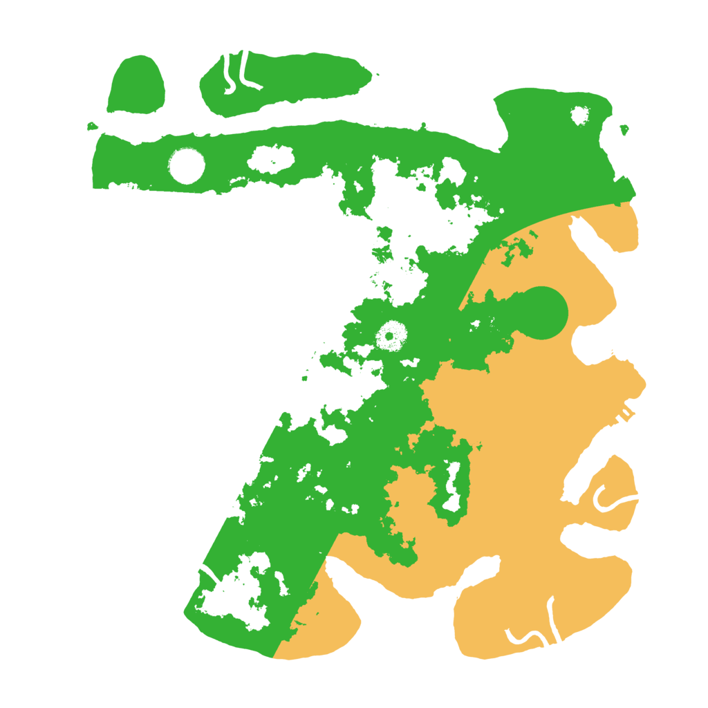 Biome Rust Map: Procedural Map, Size: 3500, Seed: 584918233