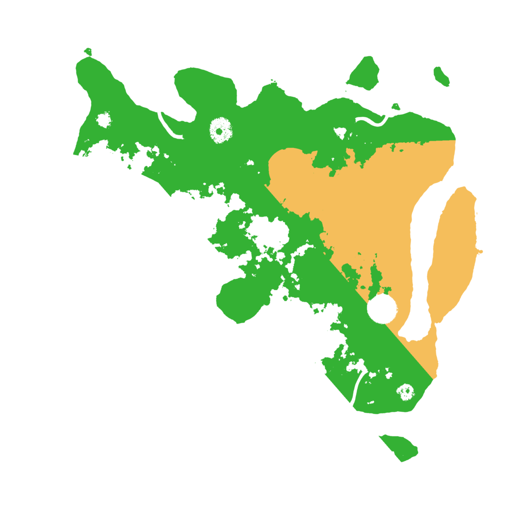 Biome Rust Map: Procedural Map, Size: 3250, Seed: 38865998