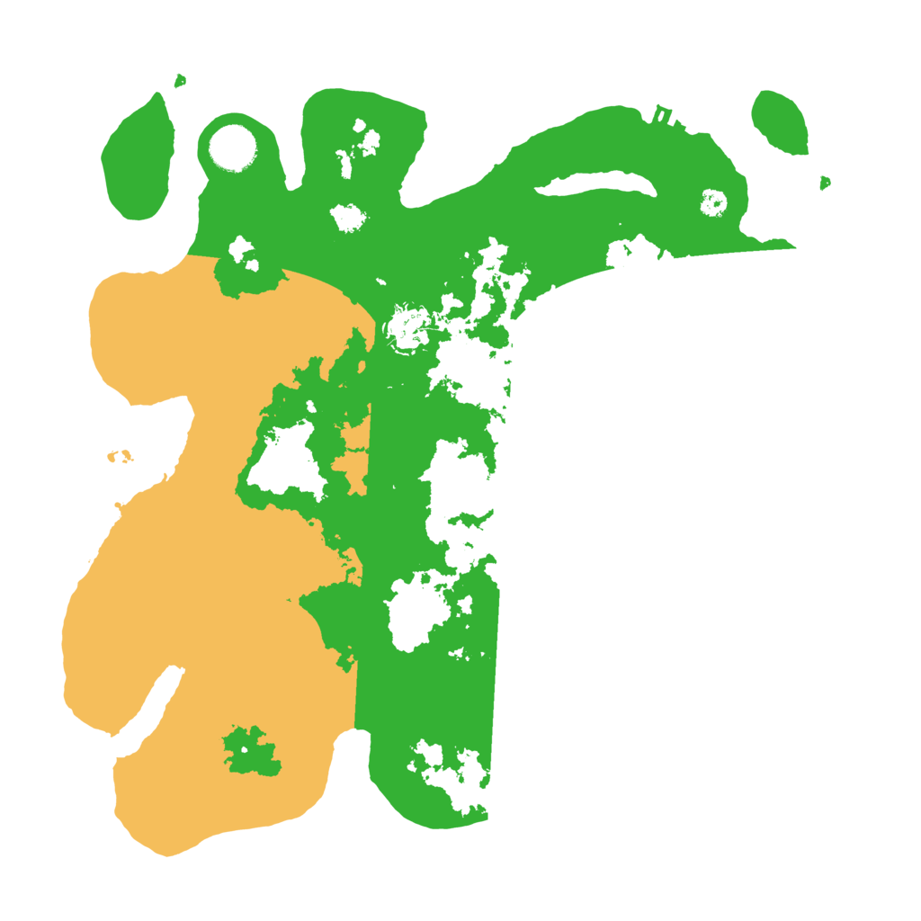 Biome Rust Map: Procedural Map, Size: 3500, Seed: 75955894