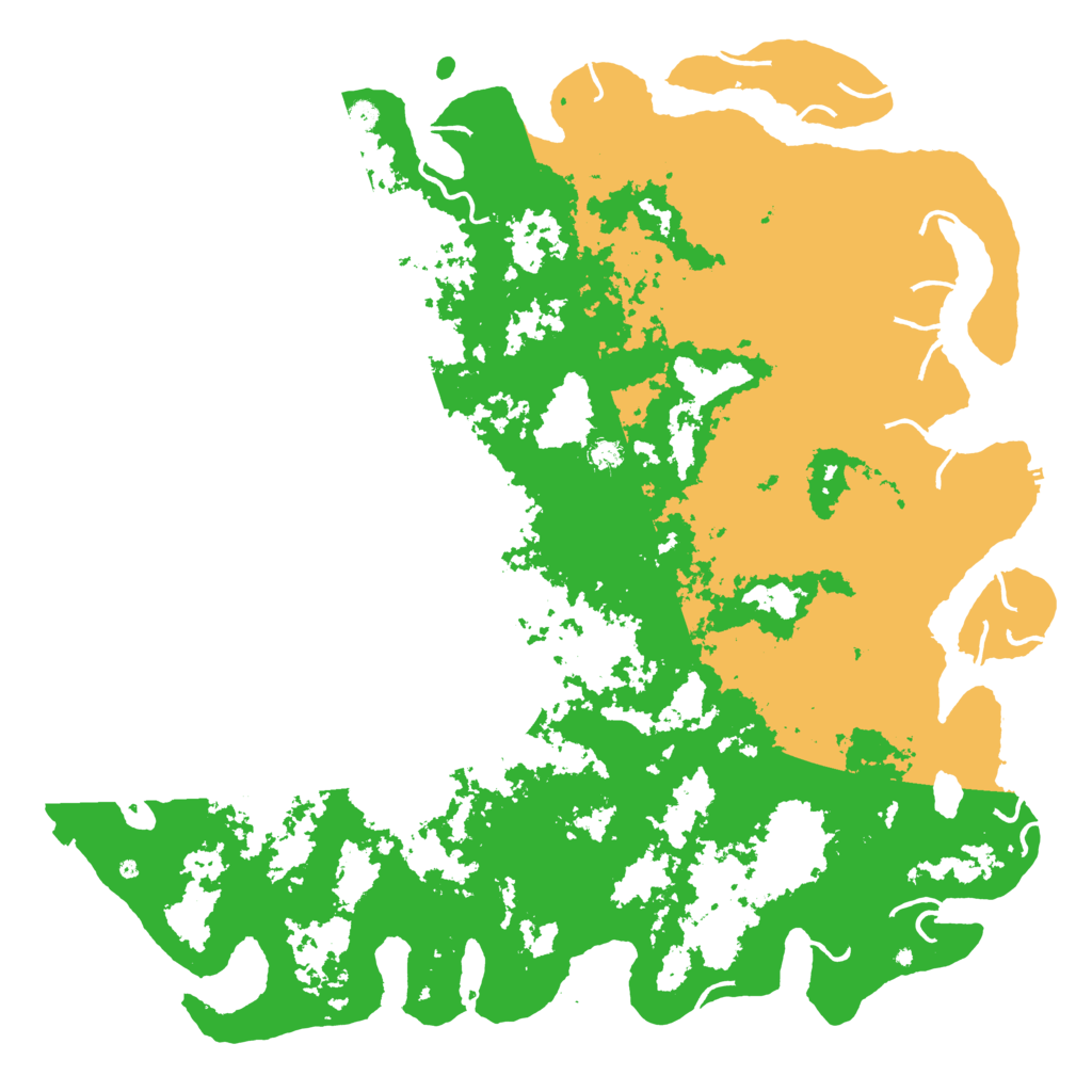 Biome Rust Map: Procedural Map, Size: 6000, Seed: 1012430037
