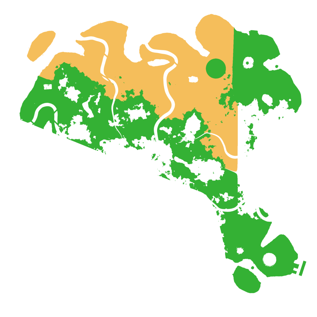 Biome Rust Map: Procedural Map, Size: 4200, Seed: 6042023