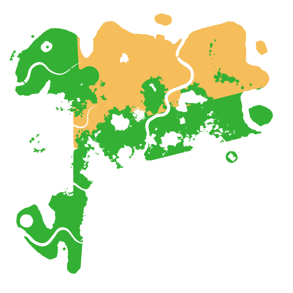 Biome Rust Map: Procedural Map, Size: 4050, Seed: 846612524