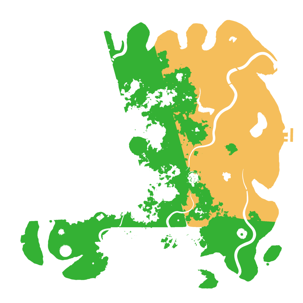 Biome Rust Map: Procedural Map, Size: 4500, Seed: 672315785