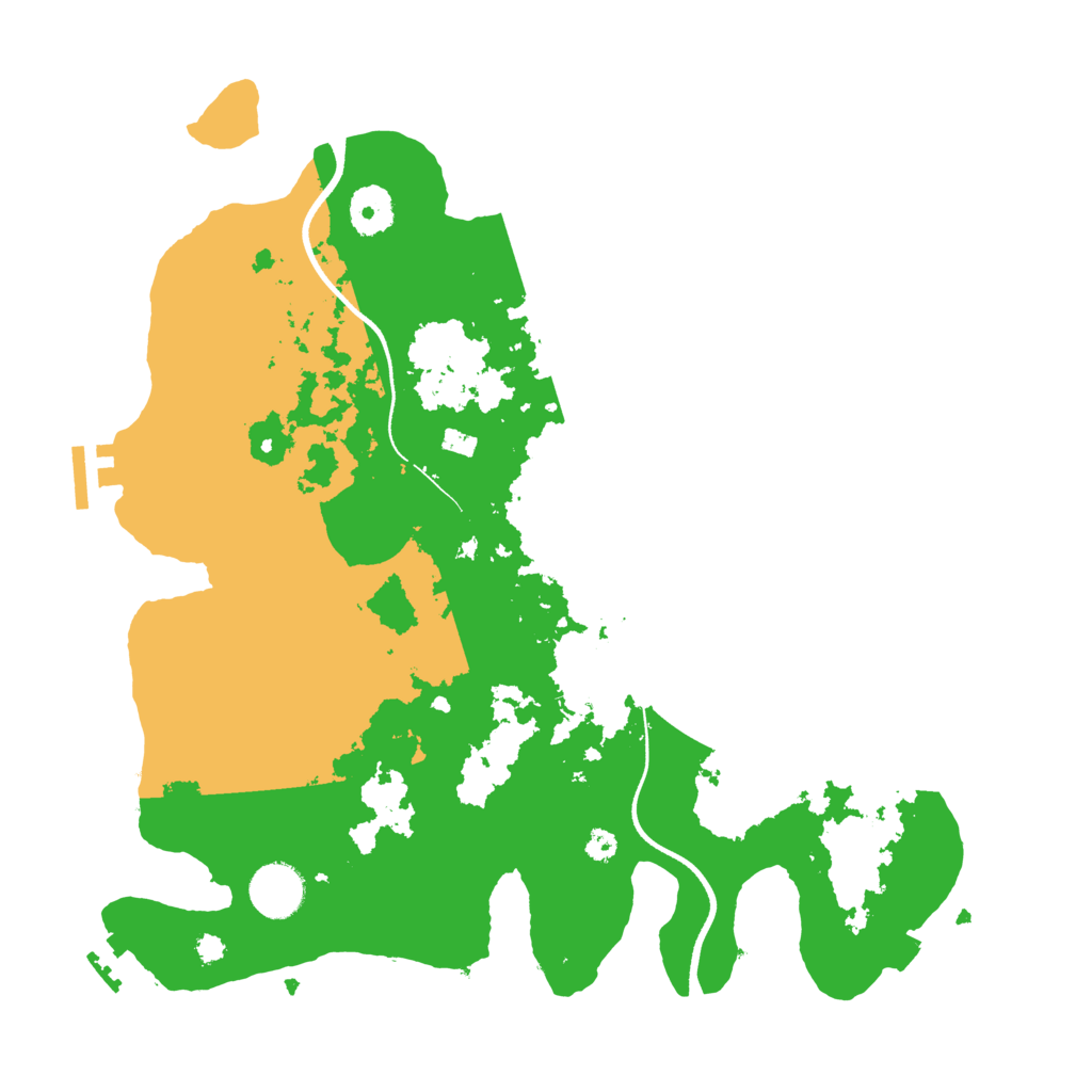 Biome Rust Map: Procedural Map, Size: 3500, Seed: 746243649