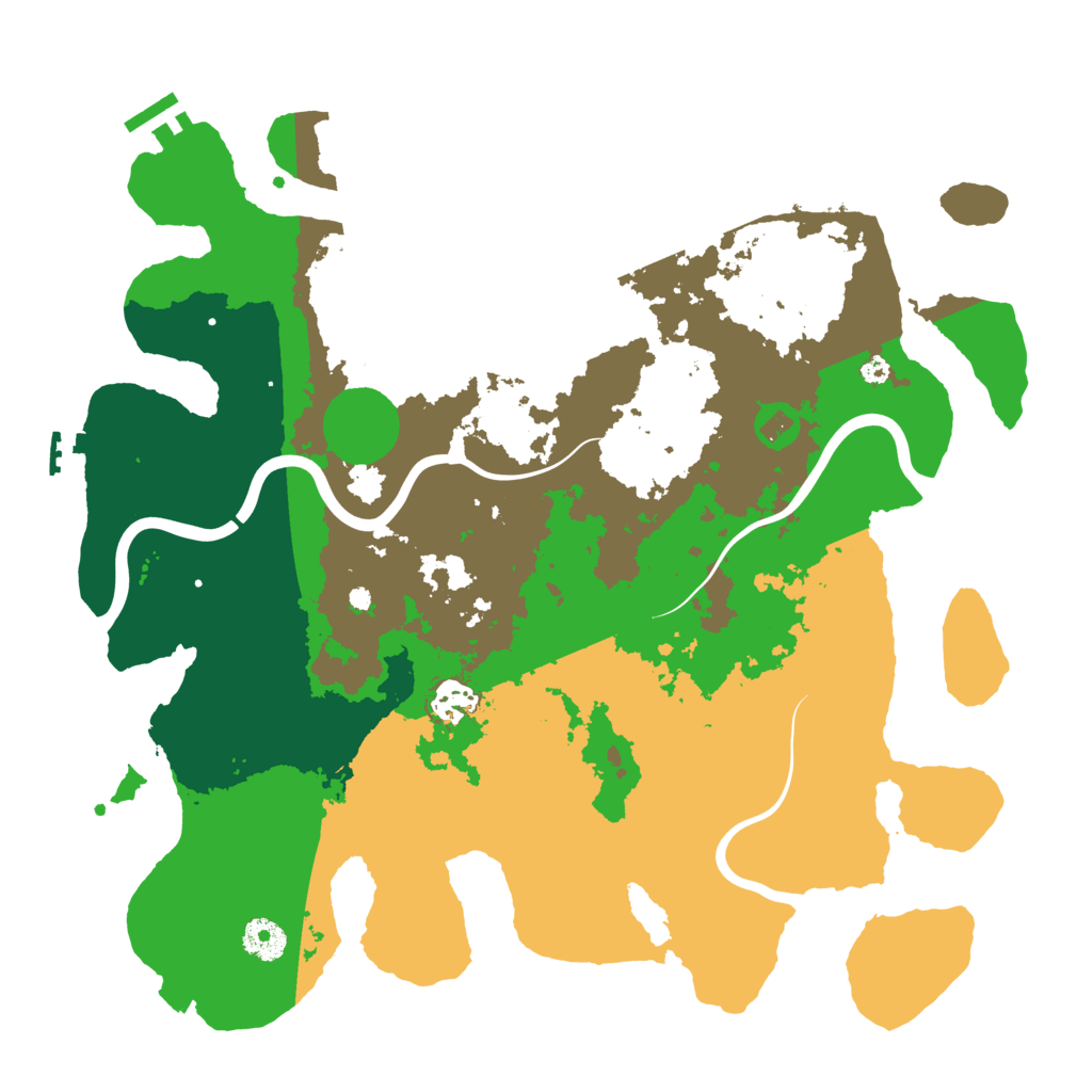 Biome Rust Map: Procedural Map, Size: 3800, Seed: 55670