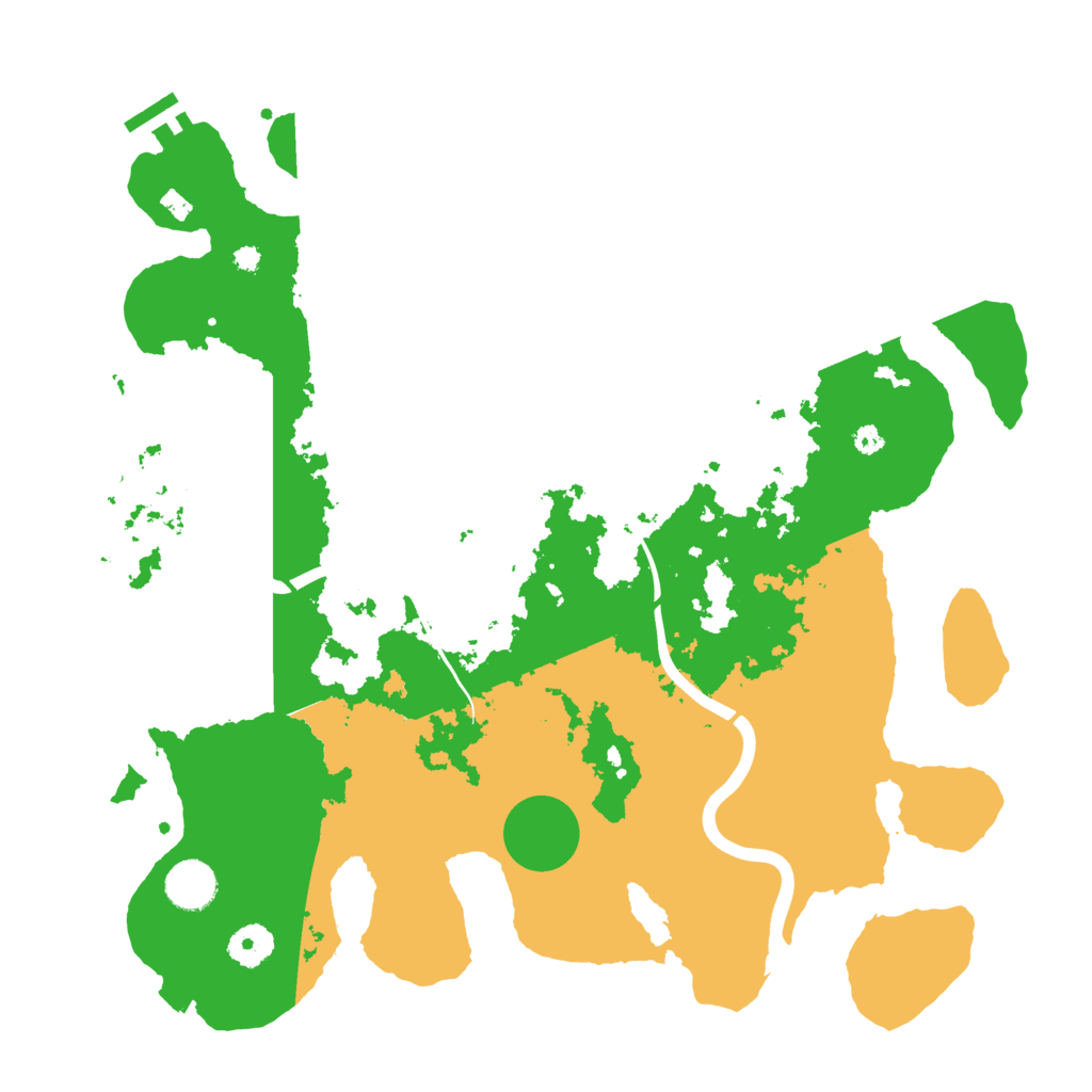 Biome Rust Map: Procedural Map, Size: 3800, Seed: 55670