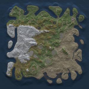 Thumbnail Rust Map: Procedural Map, Size: 4250, Seed: 245664610, 17 Monuments