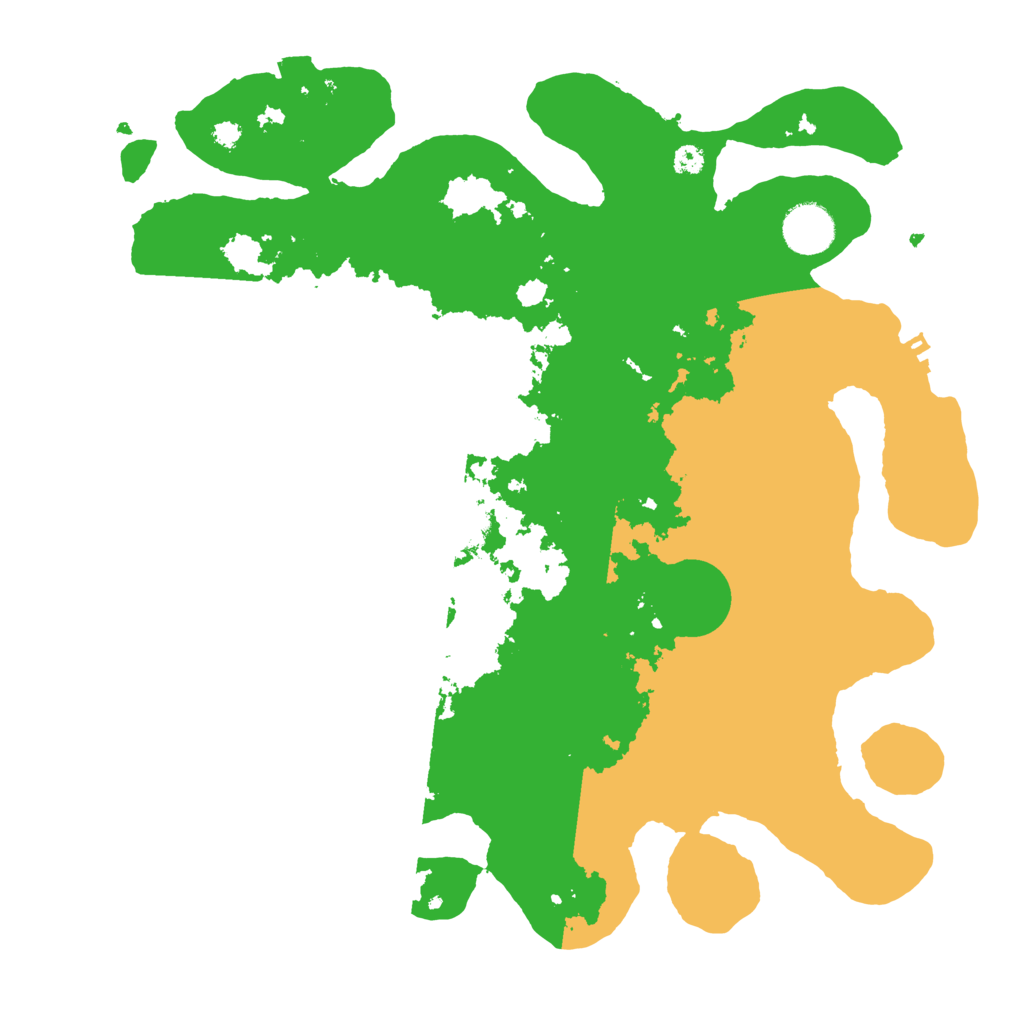 Biome Rust Map: Procedural Map, Size: 3500, Seed: 1078354535