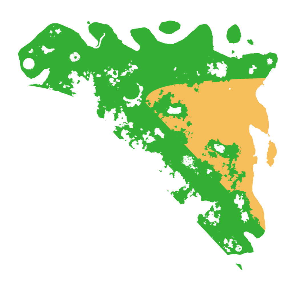 Biome Rust Map: Procedural Map, Size: 4500, Seed: 5461522