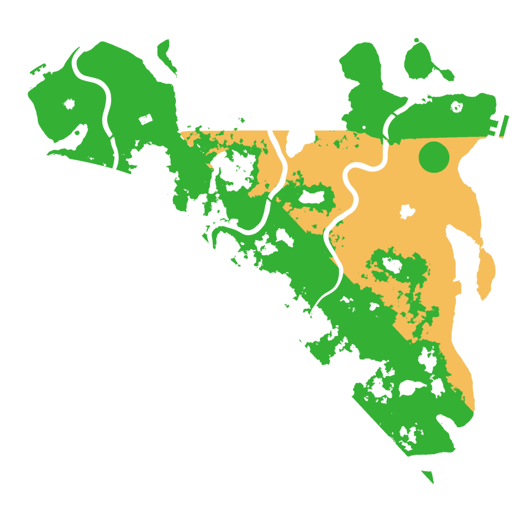 Biome Rust Map: Procedural Map, Size: 4500, Seed: 5461522
