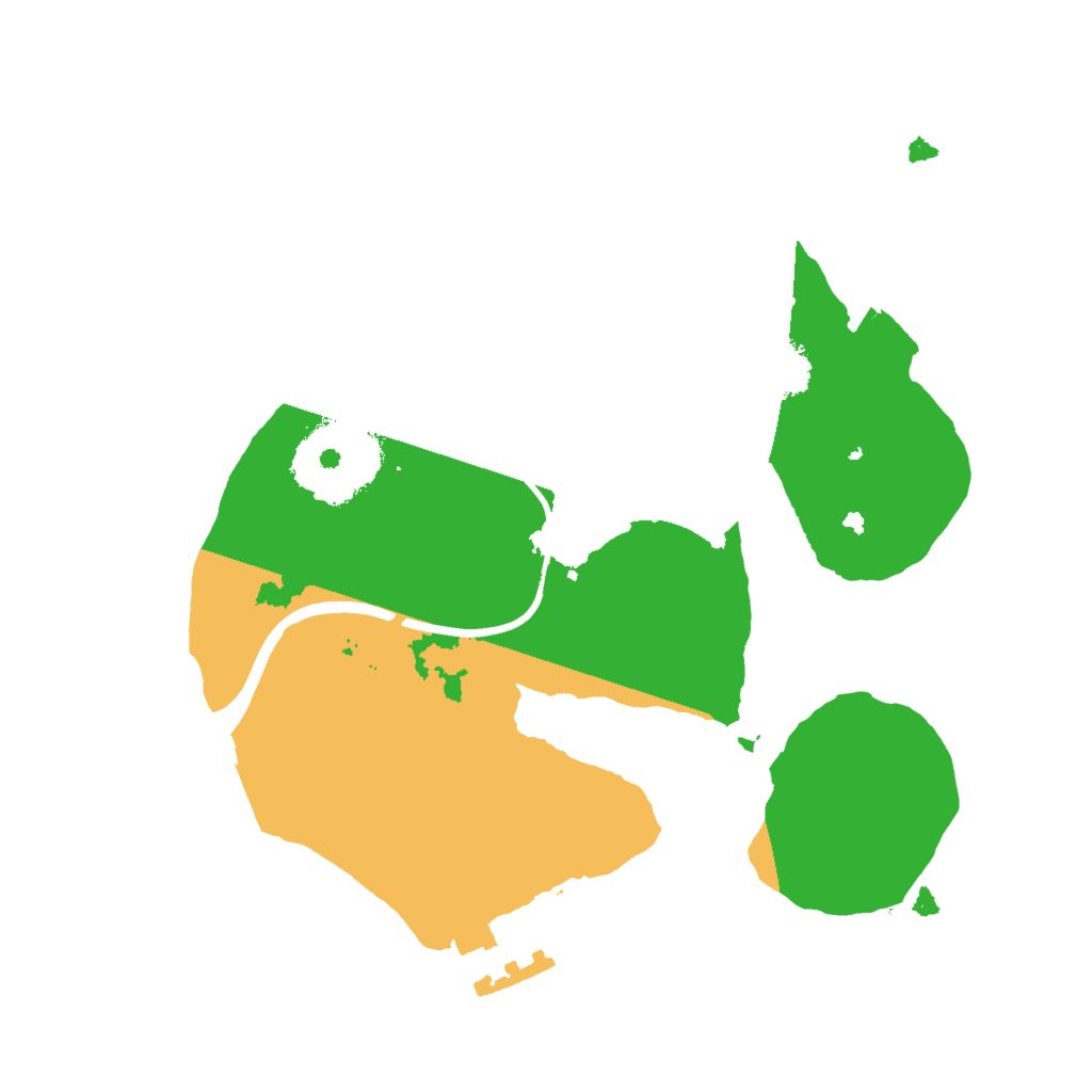 Biome Rust Map: Procedural Map, Size: 2000, Seed: 1635923931